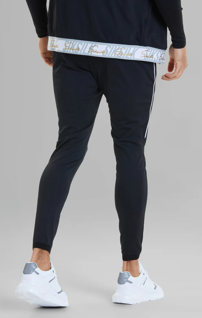 Black Signature Tape Pant - Image 3