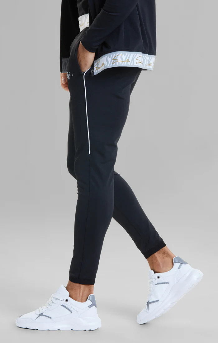 Black Signature Tape Pant - Image 4