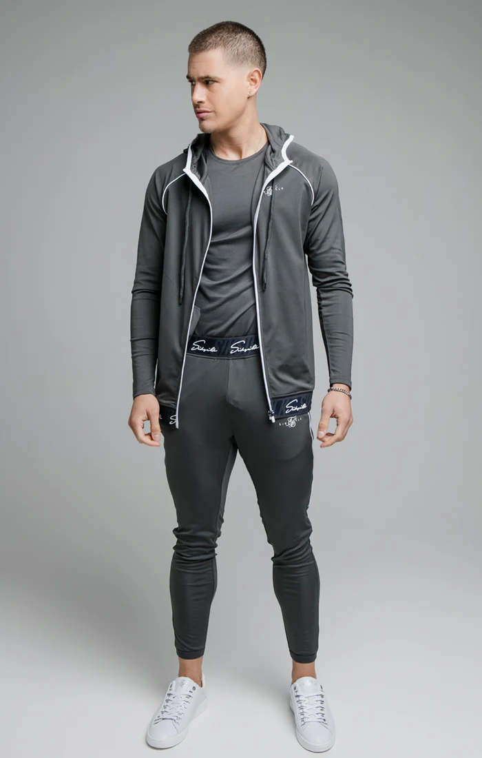 Grey Signature Tape Pant - Image 3