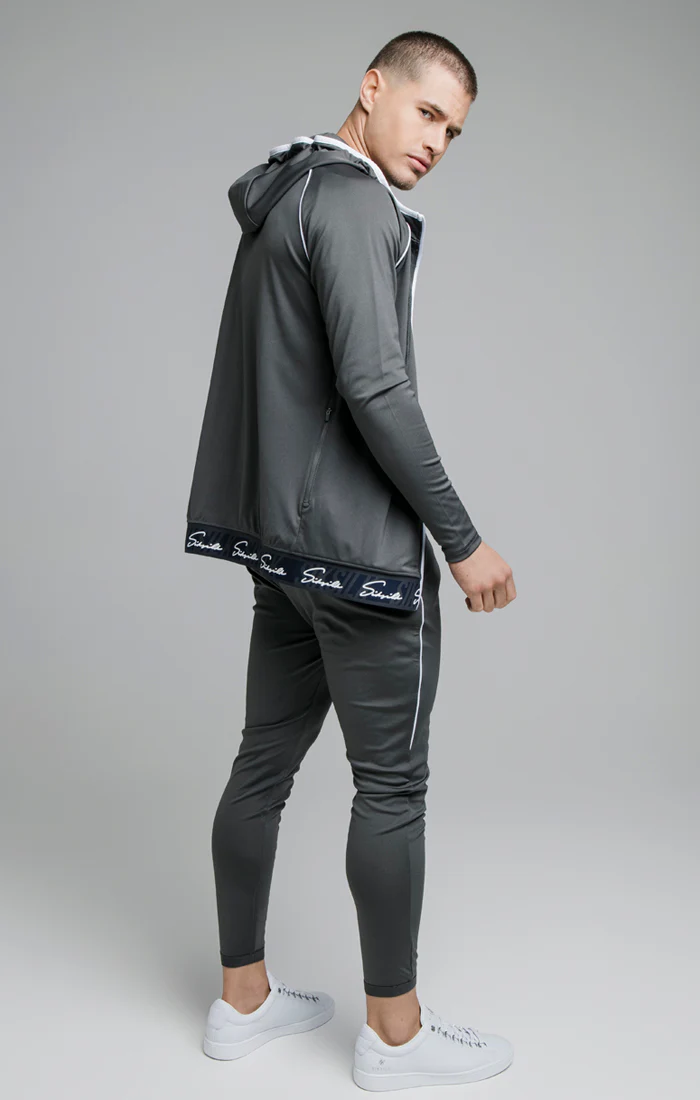 Grey Signature Tape Pant - Image 5