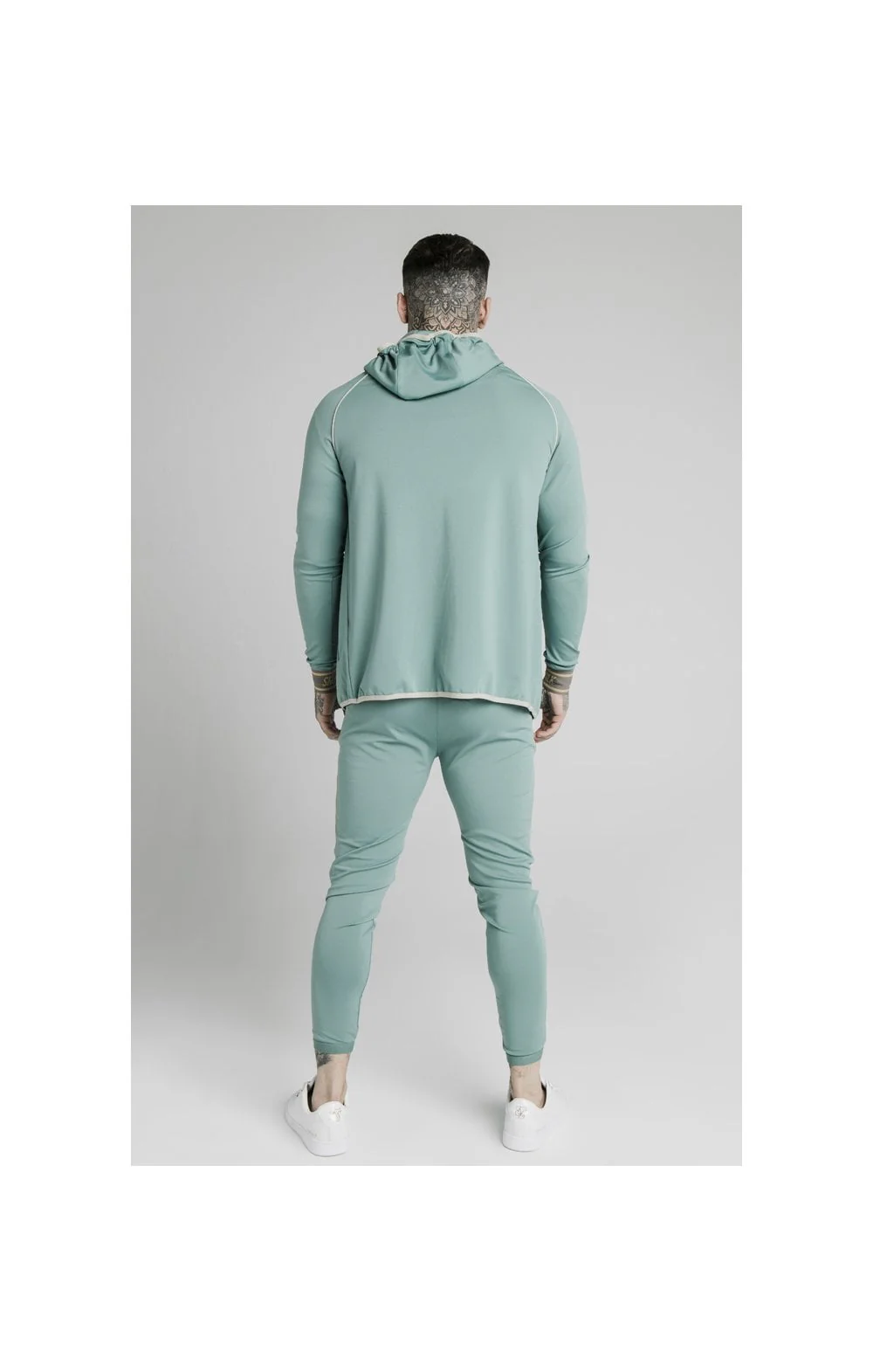 SikSilk Scope Track Pants - Light Petrol Blue - Image 6