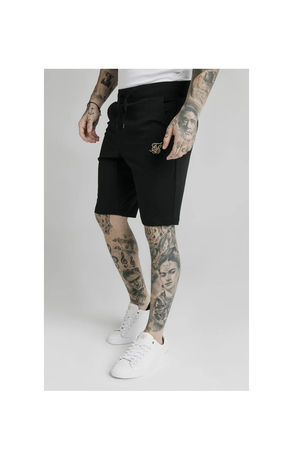 SikSilk Scope Zonal Shorts - Black & Gold - Image 2