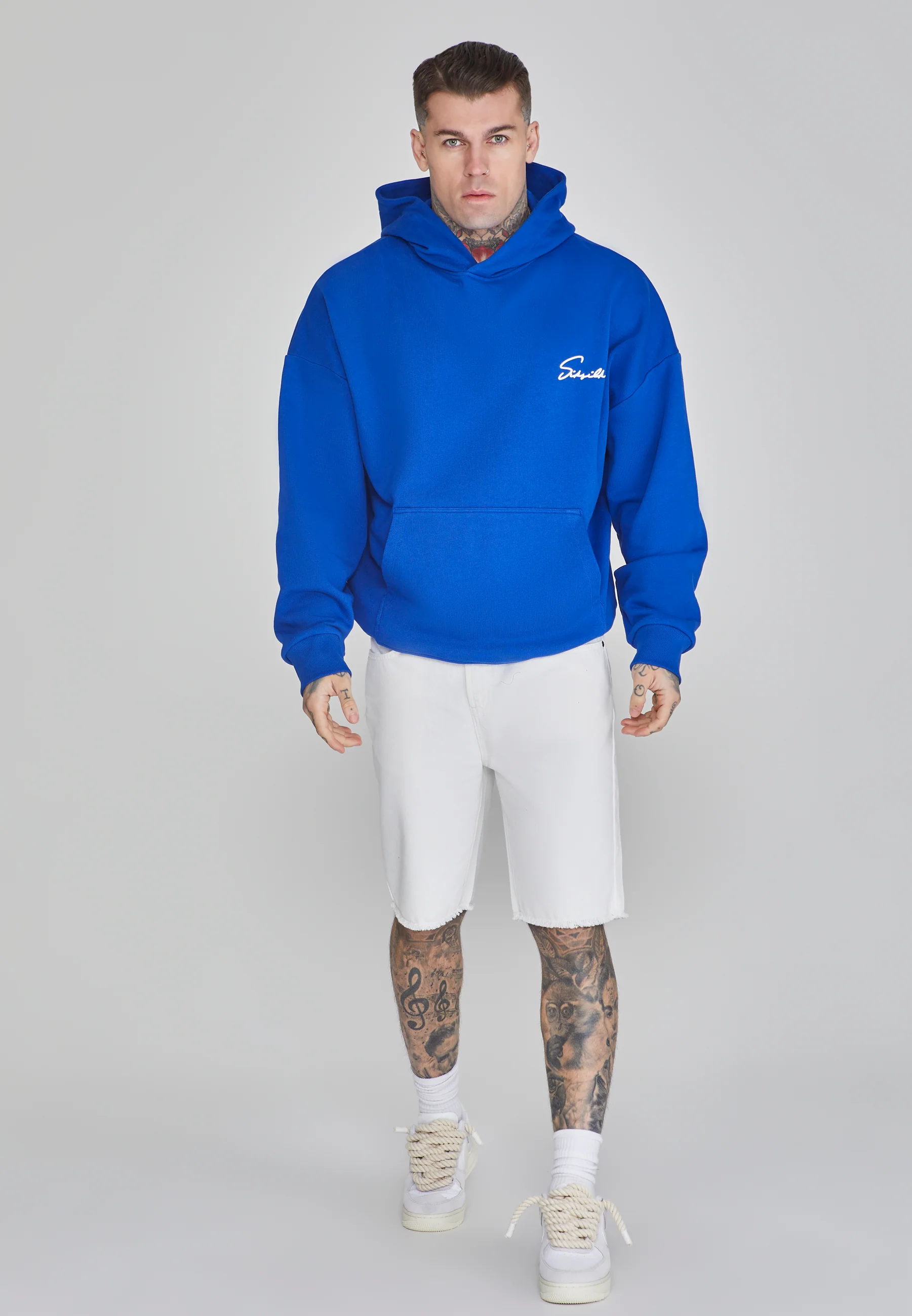 Blue Script Hoodie - Image 2