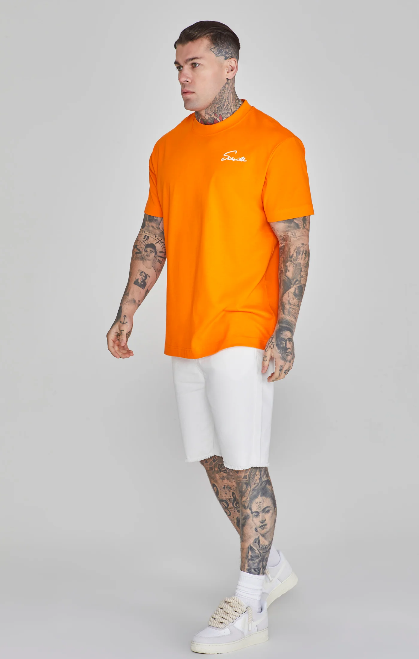 Orange Script T-Shirt - Image 4