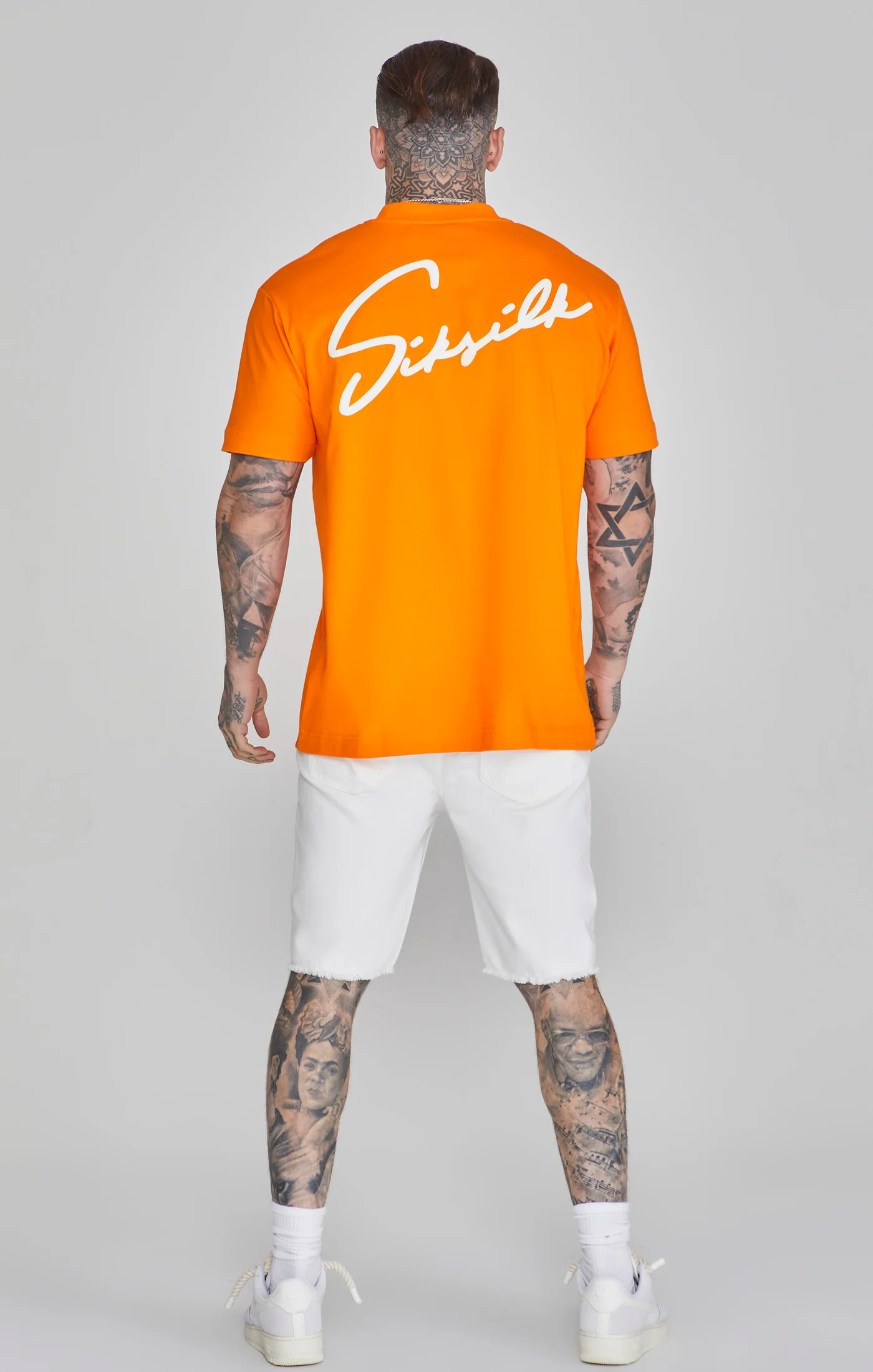 Orange Script T-Shirt - Image 5