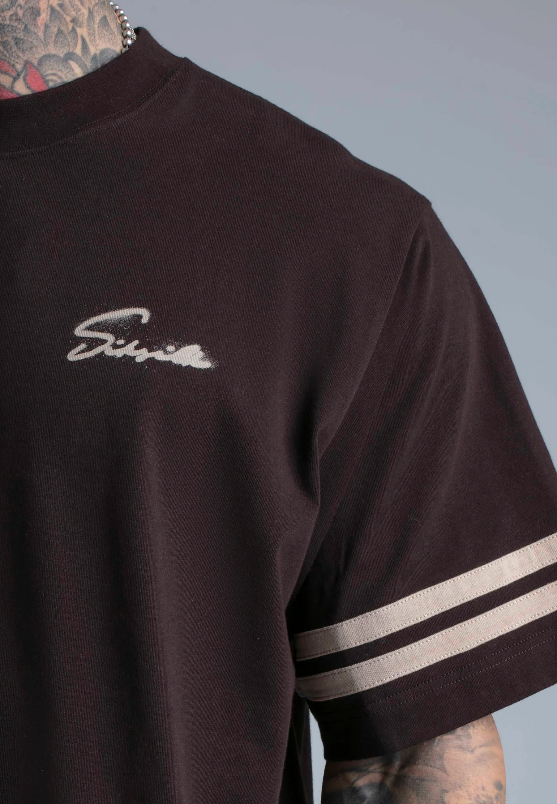 Brown Script T-Shirt - Image 3