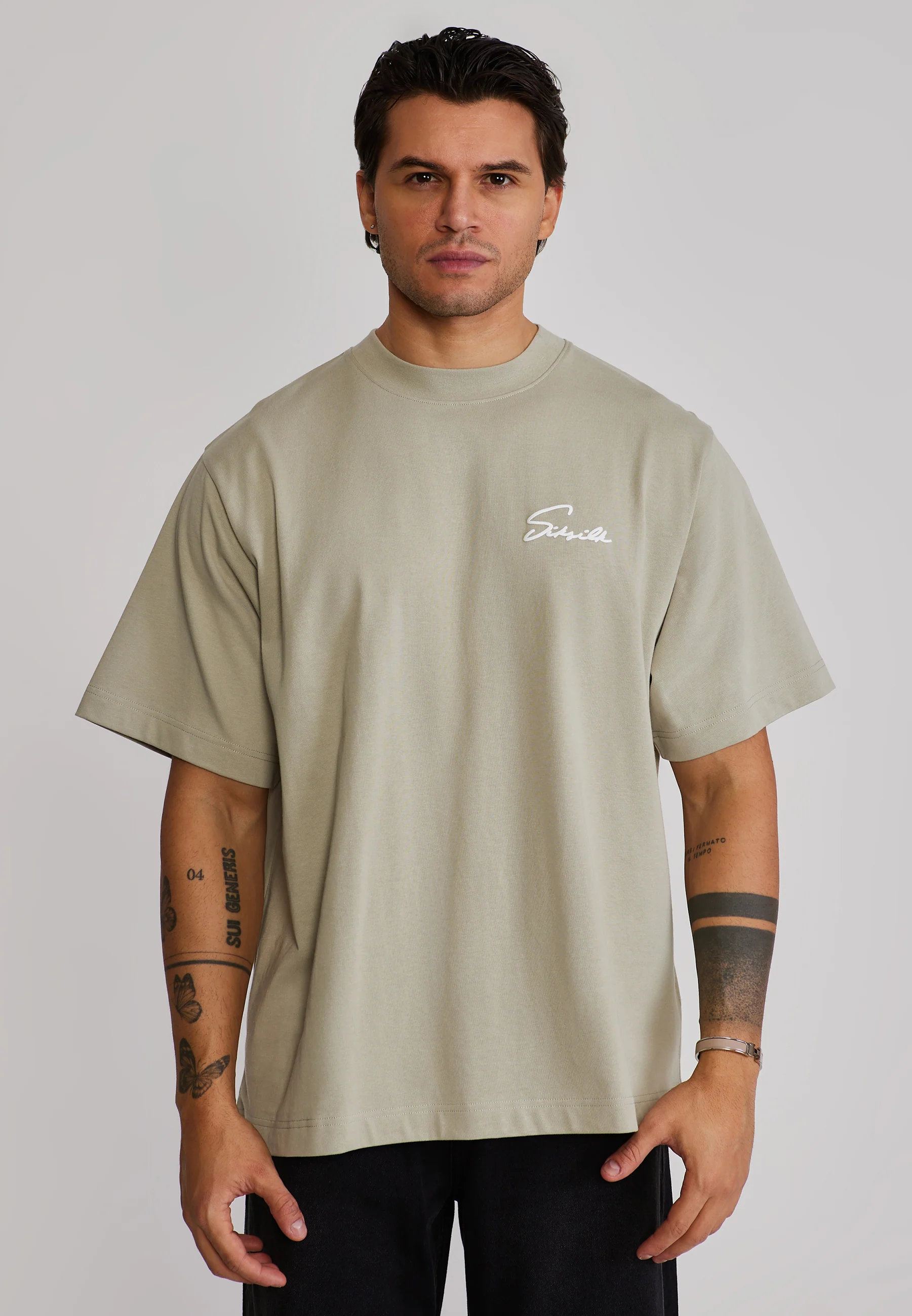 Light Green Script T-Shirt