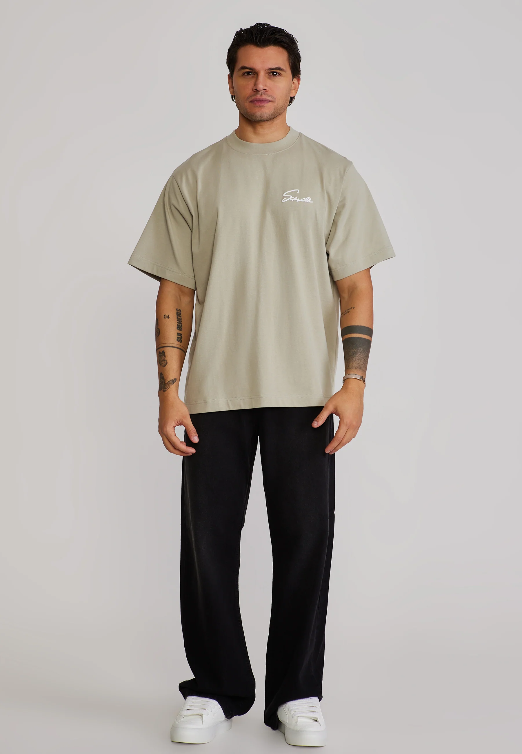 Light Green Script T-Shirt - Image 4