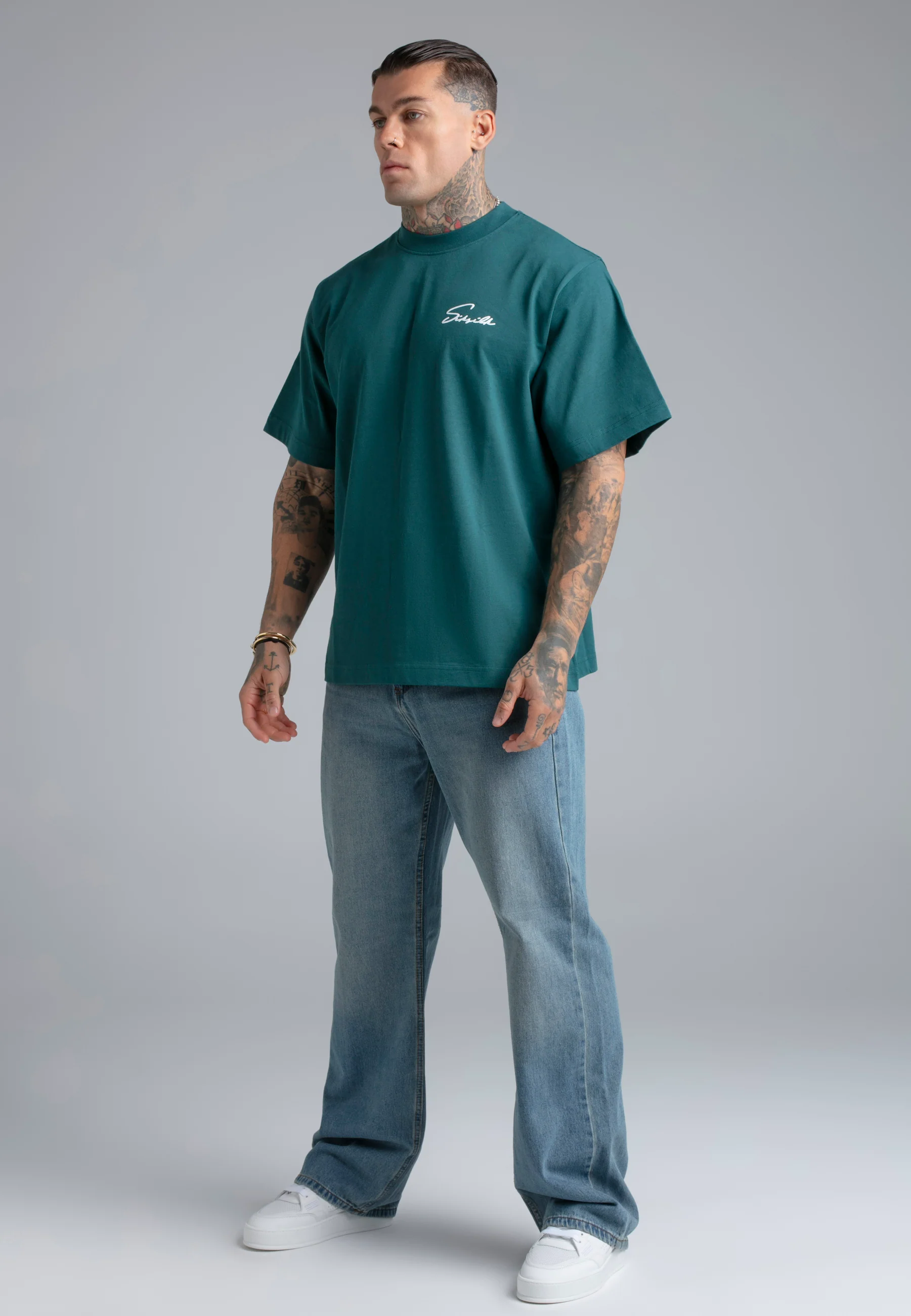 Green Script T-Shirt - Image 5