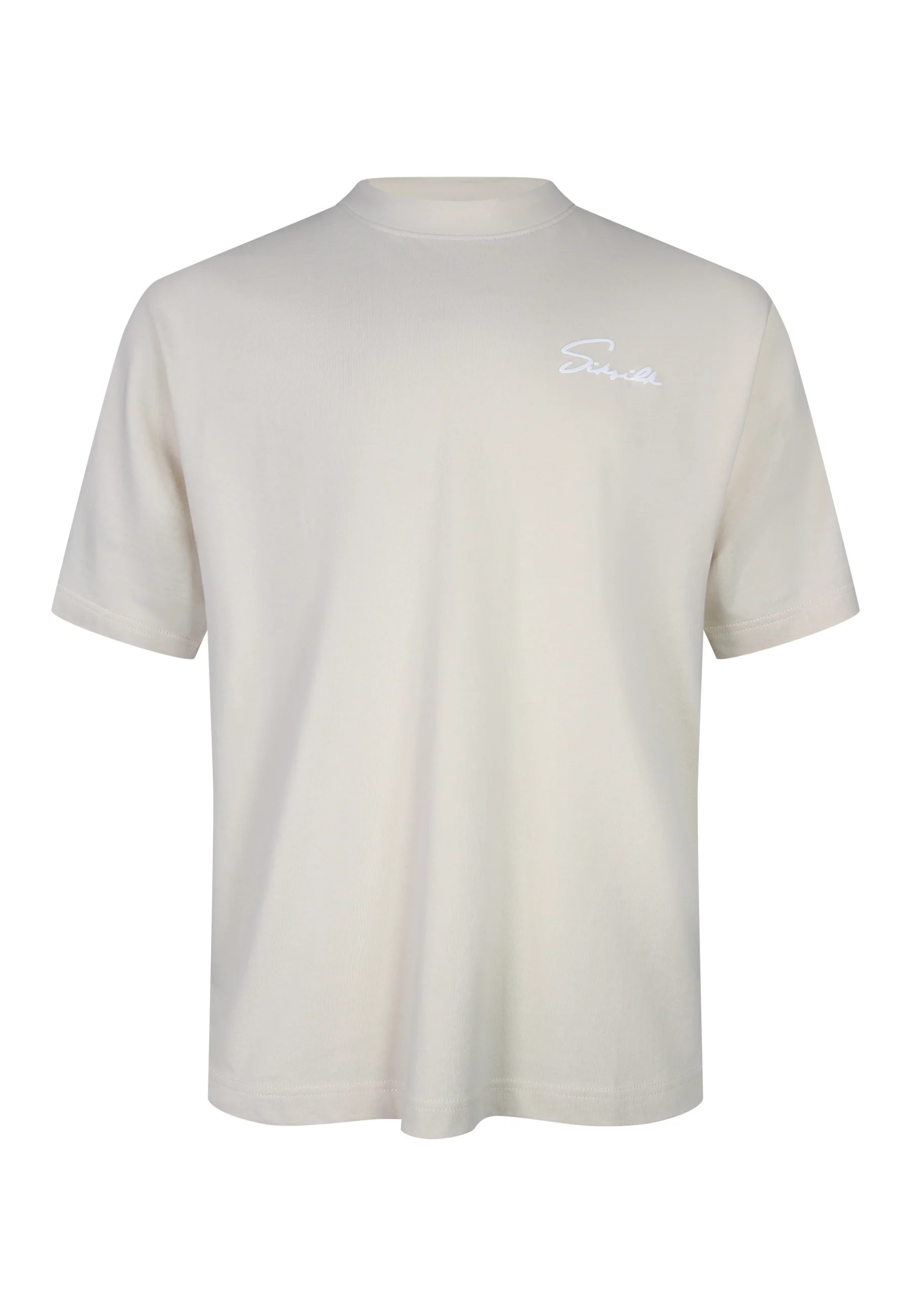 Ecru Script T-Shirt - Image 6