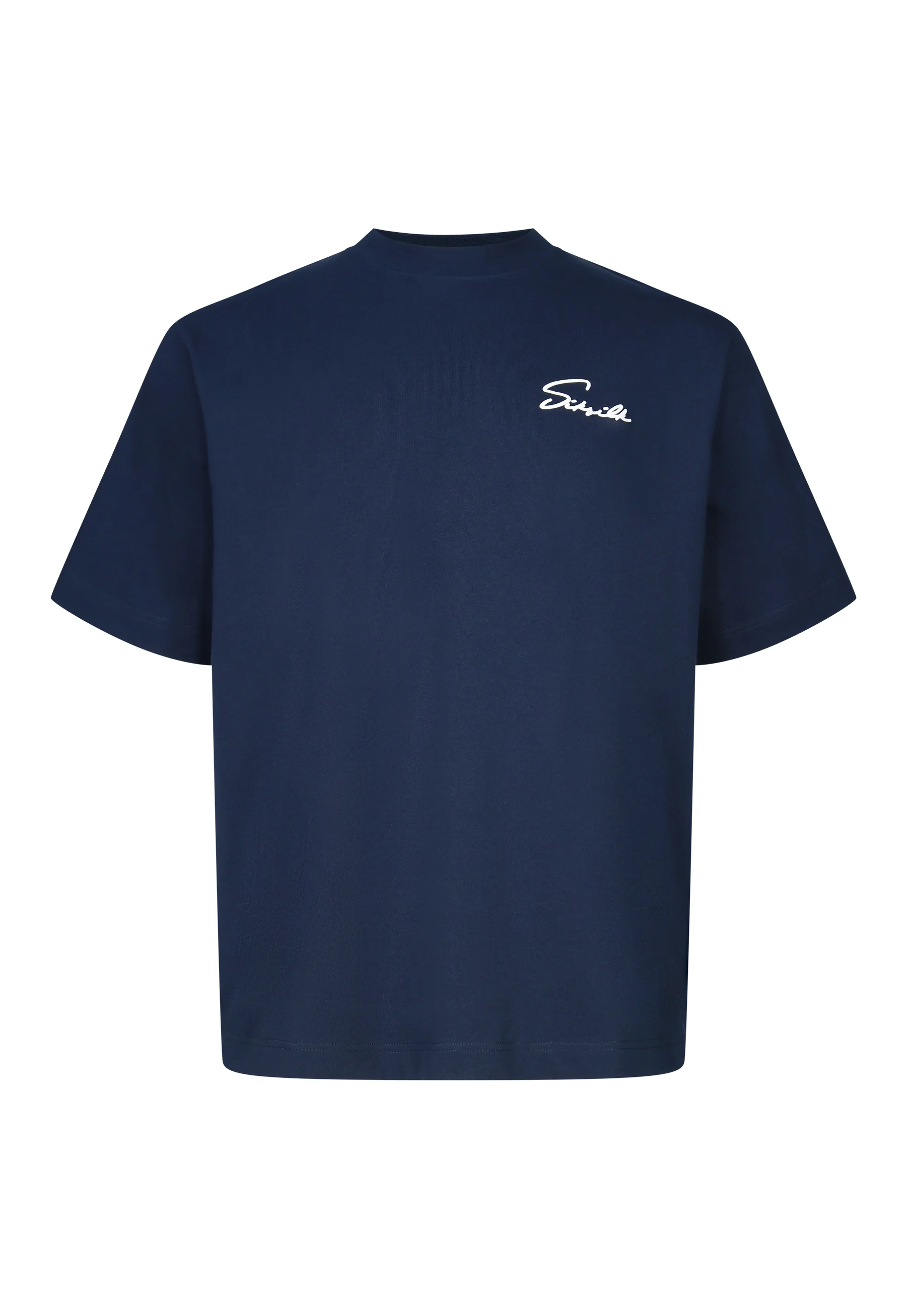 Navy Script T-Shirt - Image 6