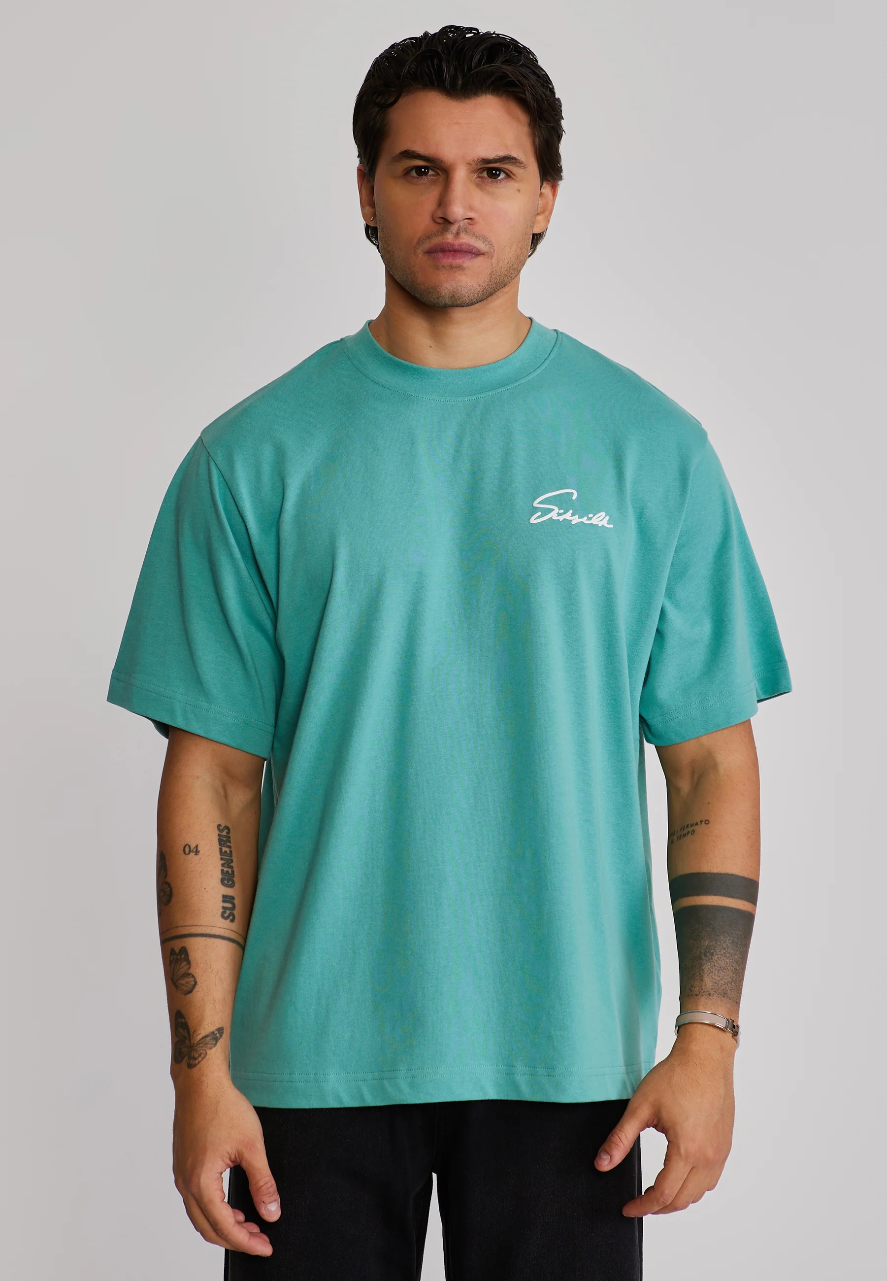 Blue Script T-Shirt