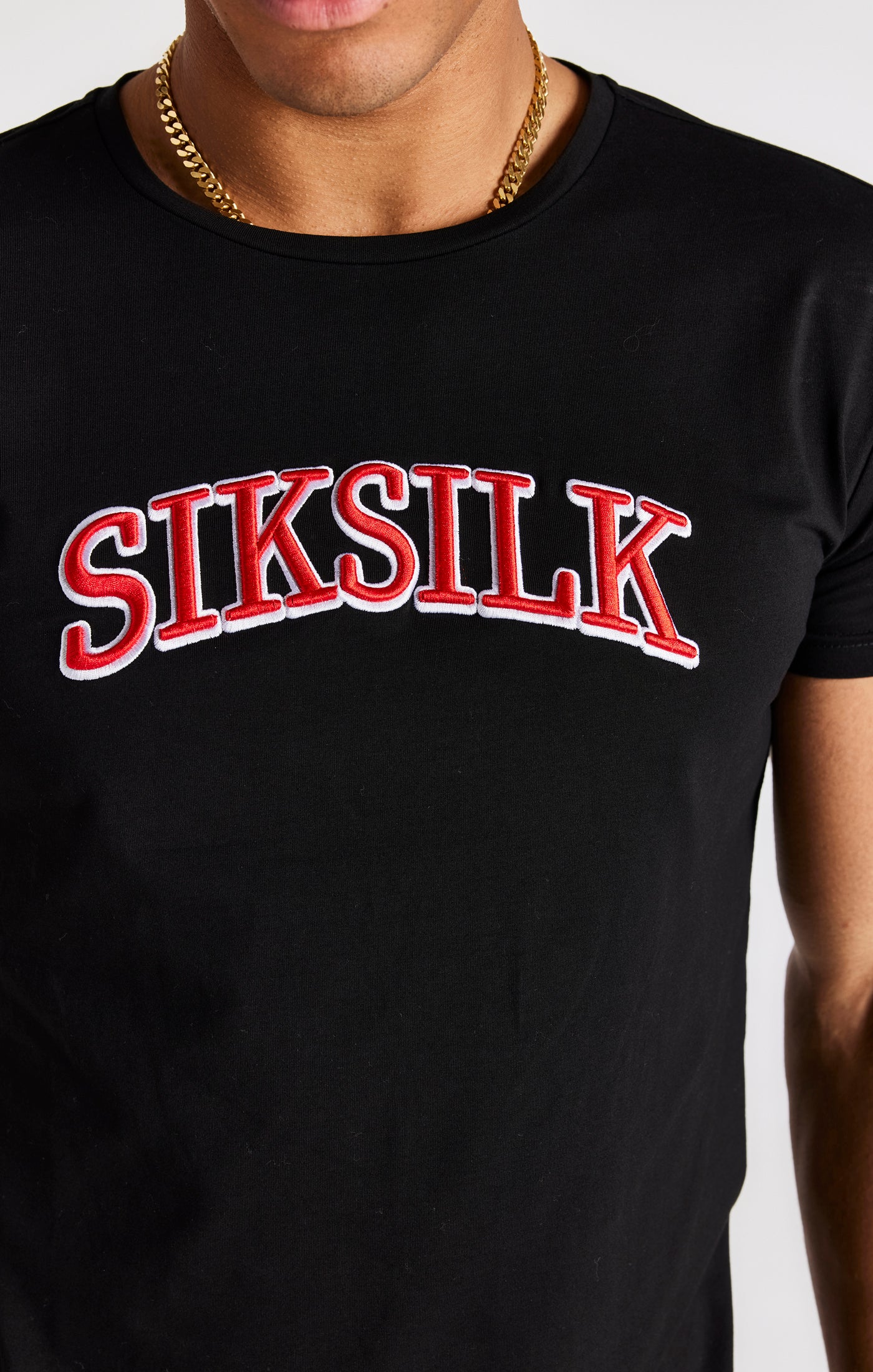 Black Logo Short Sleeve Muscle Fit T-Shirt - Image 2