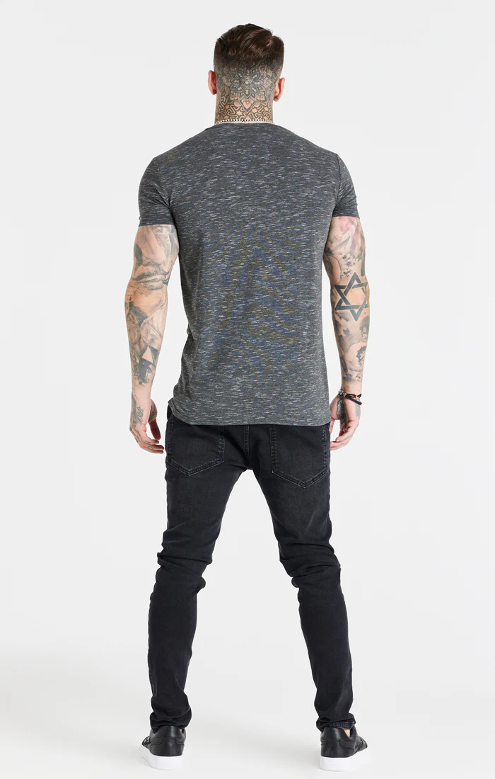 Black Muscle Fit T-Shirt - Image 5