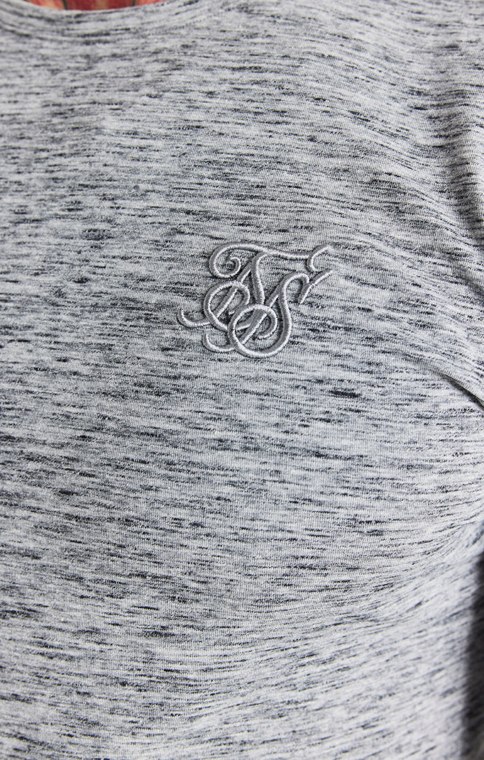 Grey Marl Muscle T-Shirt - Image 2