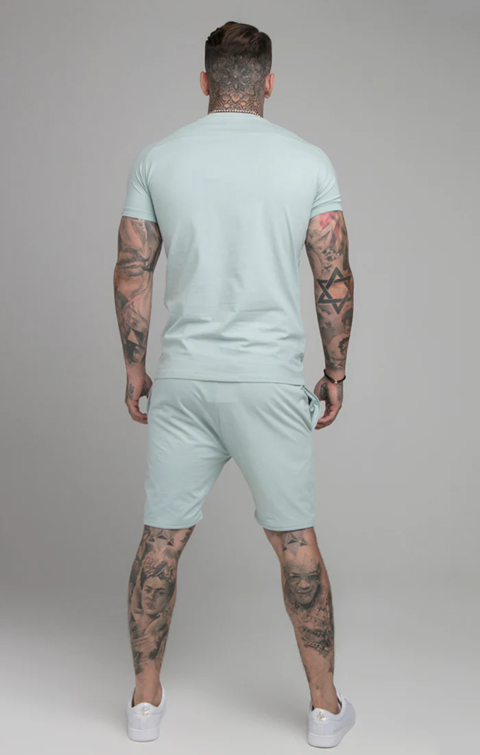 Aqua T-Shirt And Short Twin Set - Image 3