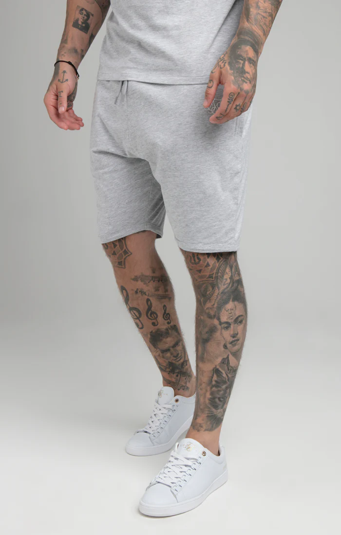 Grey Marl Short And T-Shirt Twin Set - Image 4