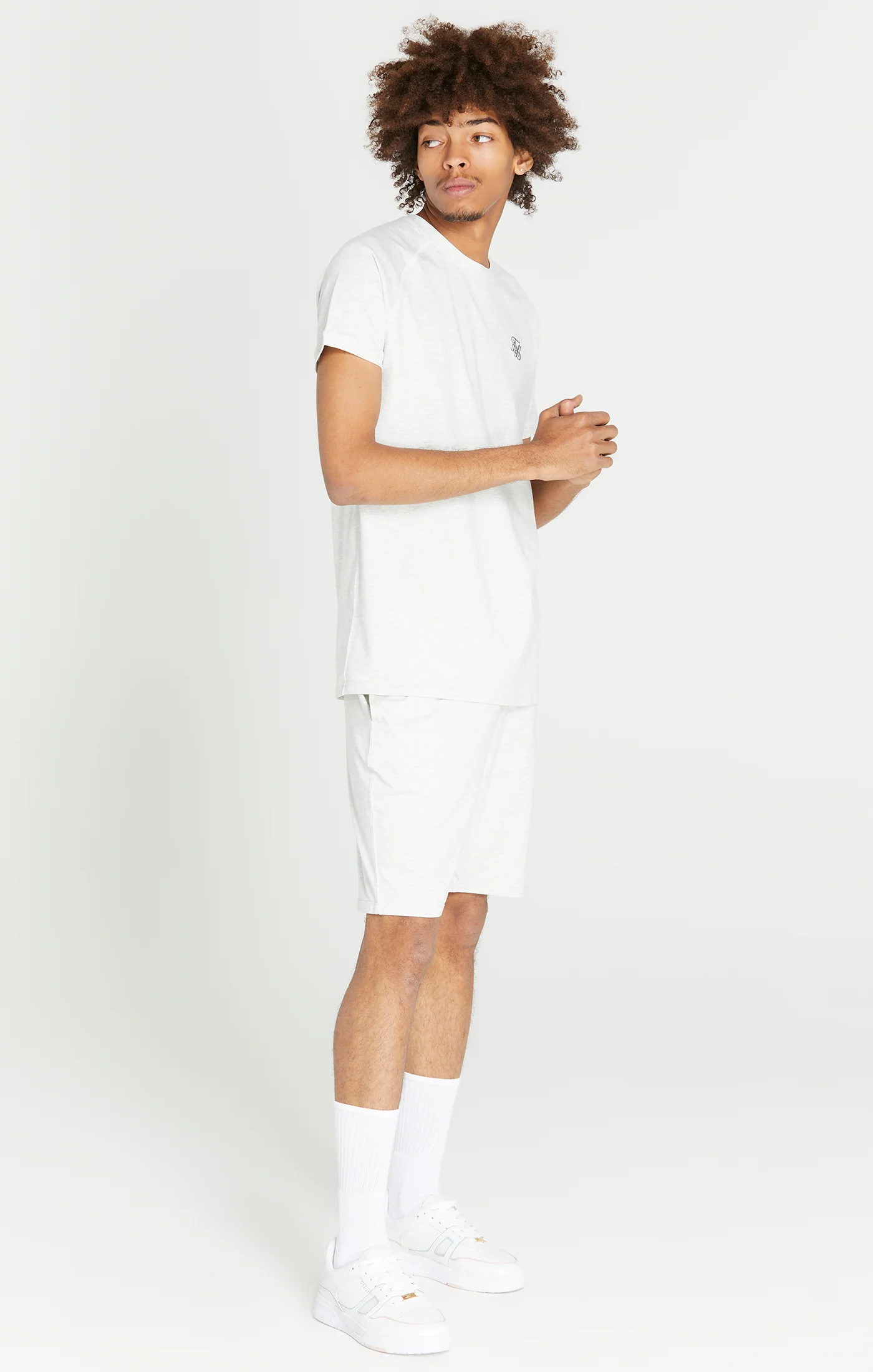 Grey Short And T-Shirt Twin Set