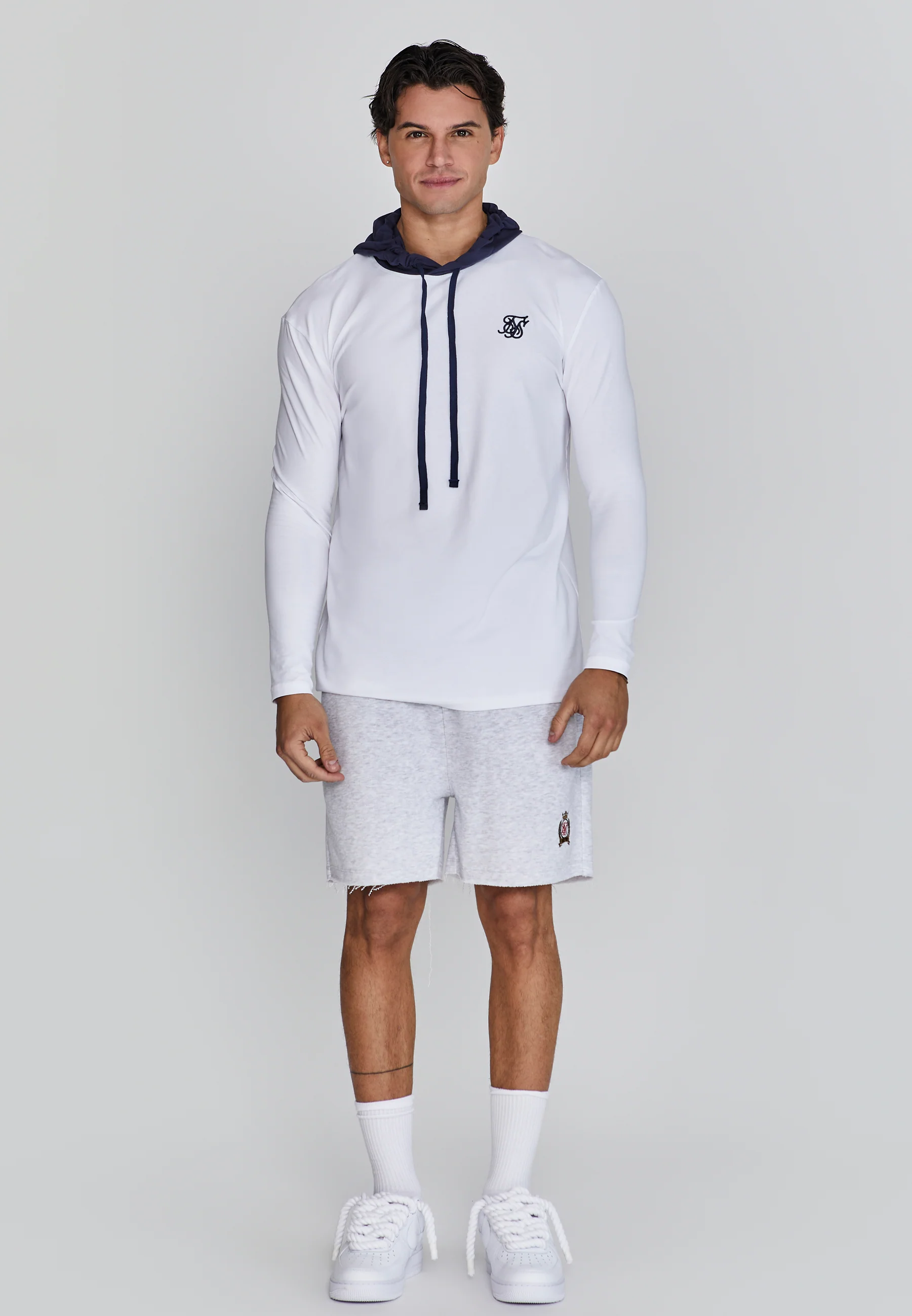Grey Marl Shorts - Image 2