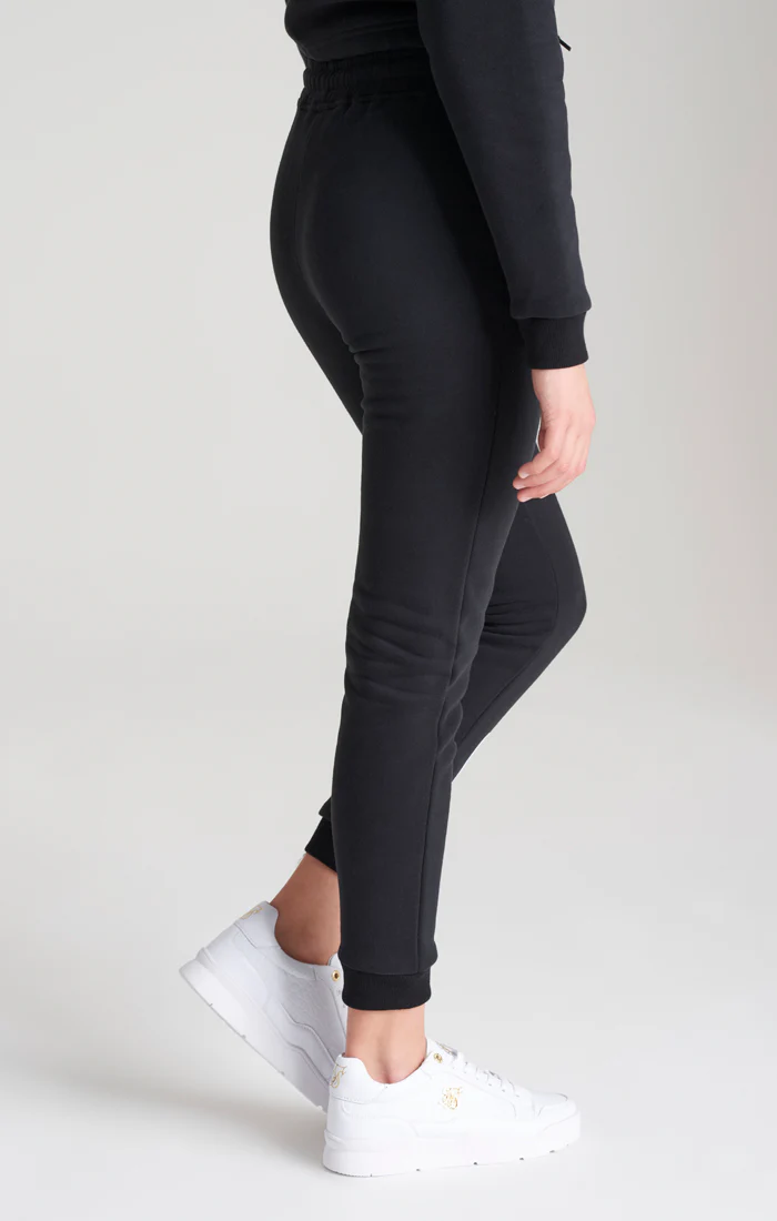 Girls Black Signature Jogger - Image 2