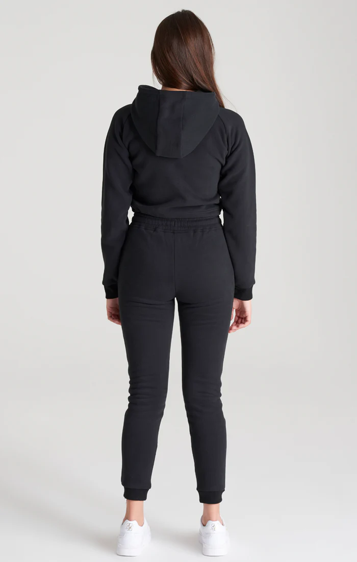 Girls Black Signature Jogger - Image 6