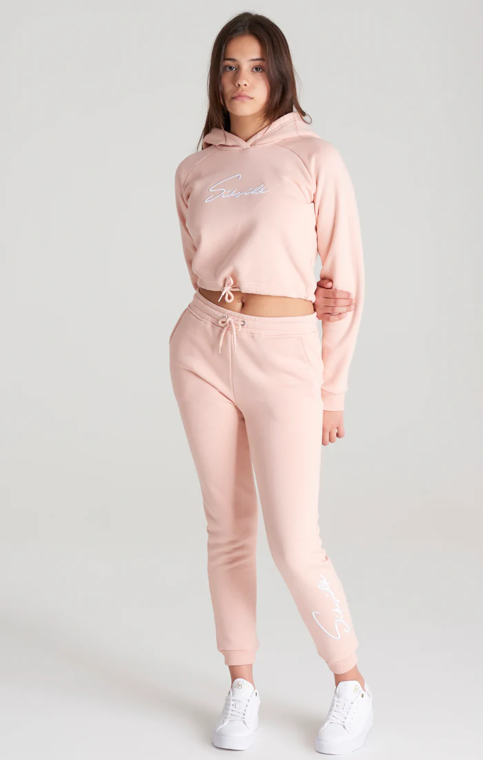 Girls Pink Signature Jogger - Image 4