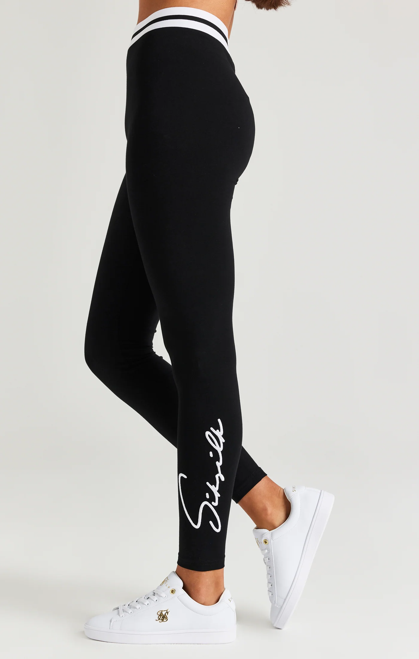 SikSilk Signature Leggings - Black - Image 2