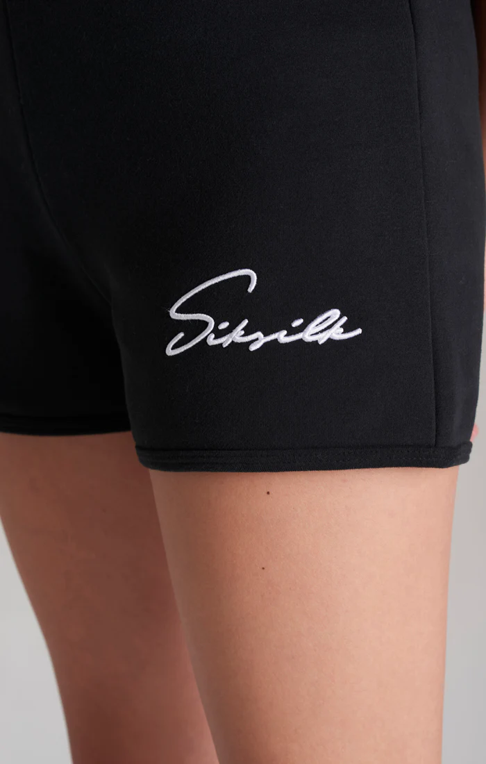 Girls Black Signature Runner Short - Image 3