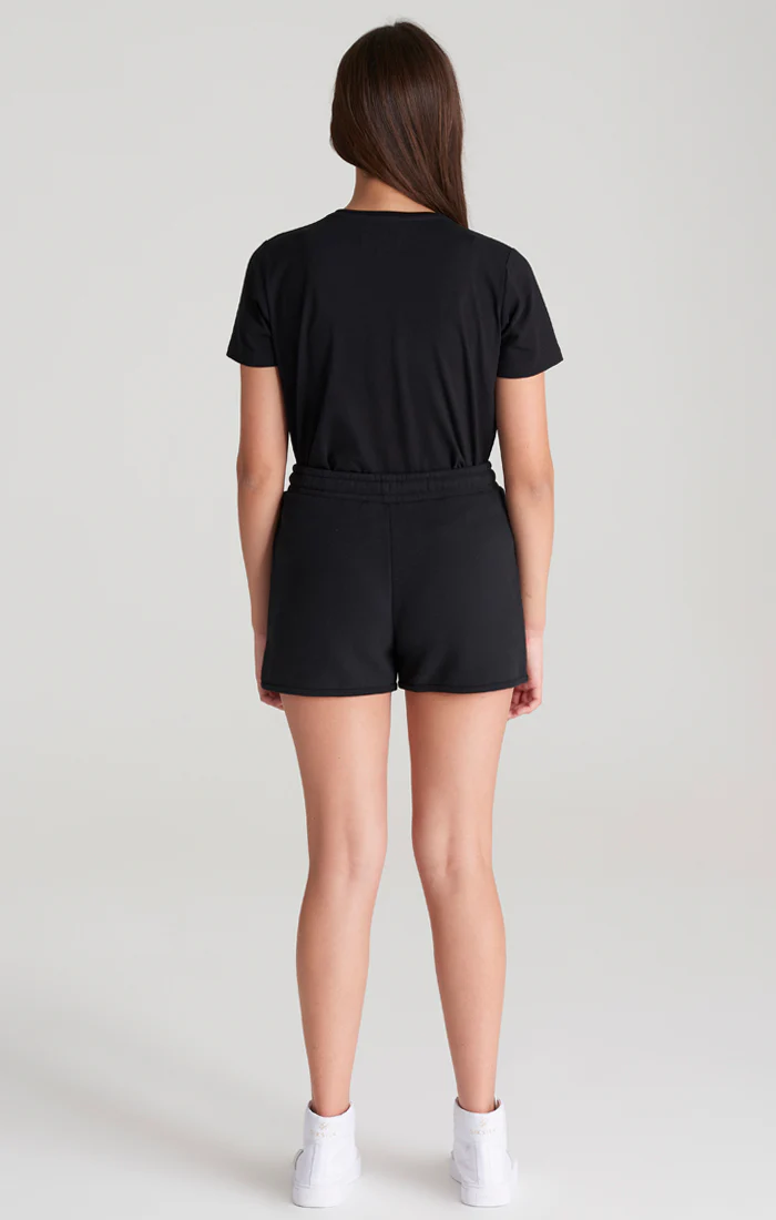 Girls Black Signature Runner Short - Image 6