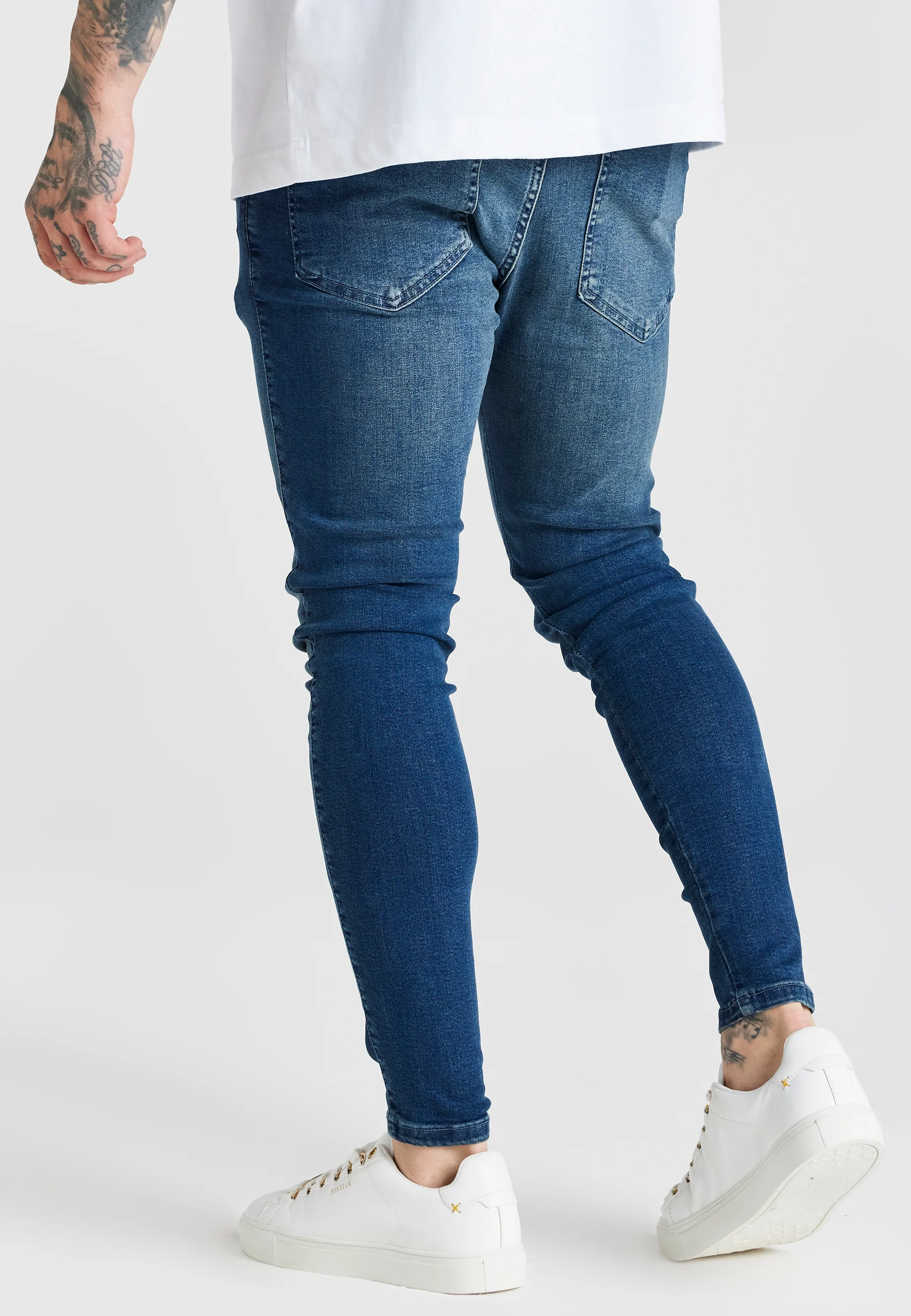 Skinny Jeans Blue Washed - Image 4