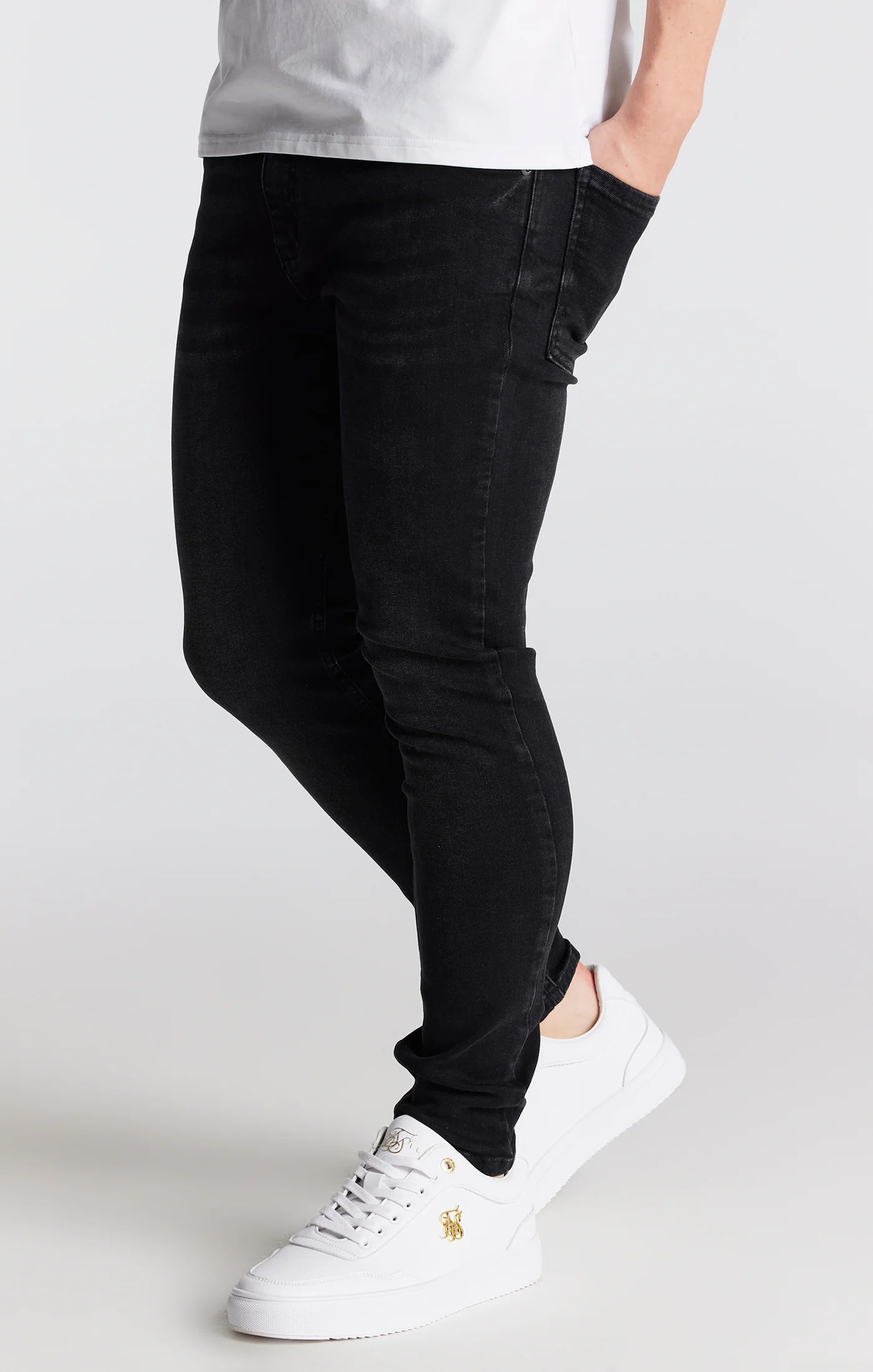Boys Black Essential Skinny Denim Jean - Image 2