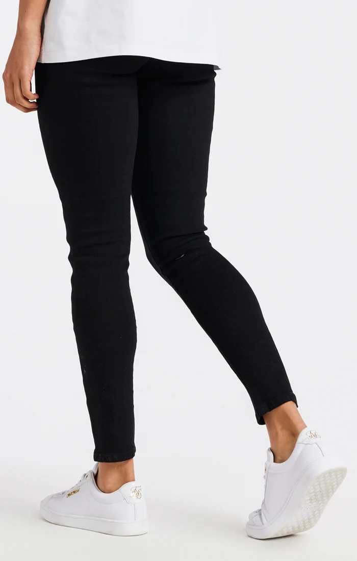 Black Essential Skinny Denim Jean - Image 2
