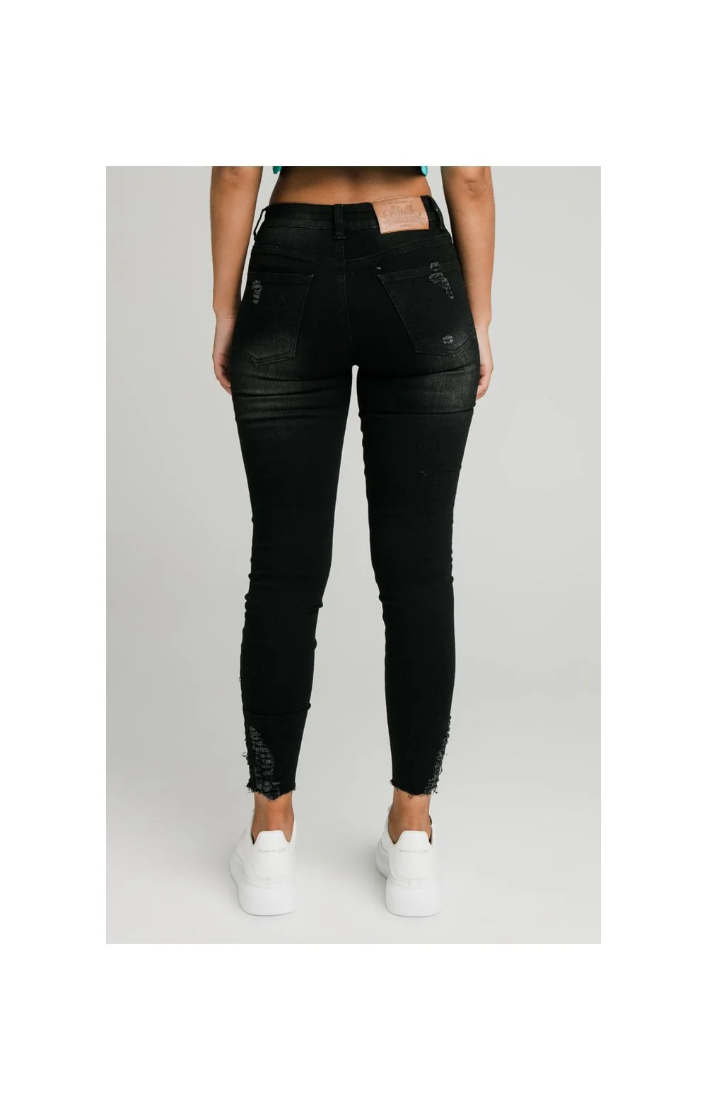 SikSilk Skinny Denims - Black - Image 4