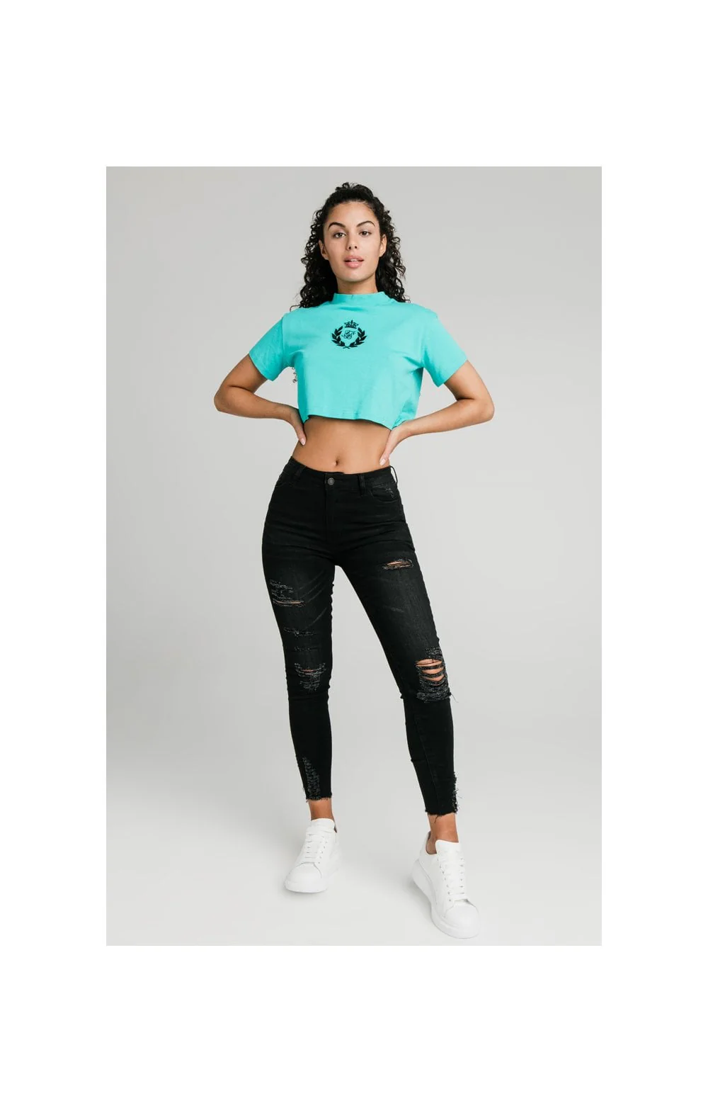 SikSilk Skinny Denims - Black - Image 6