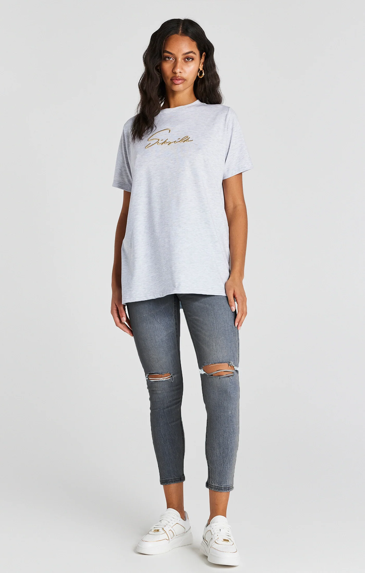 Blue Wash Distressed Denim Jean - Image 3