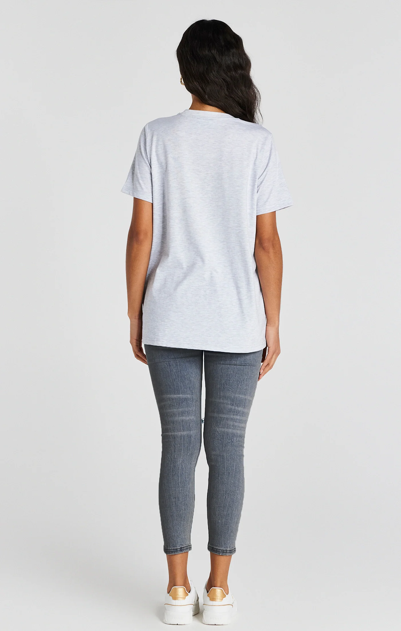 Blue Wash Distressed Denim Jean - Image 5