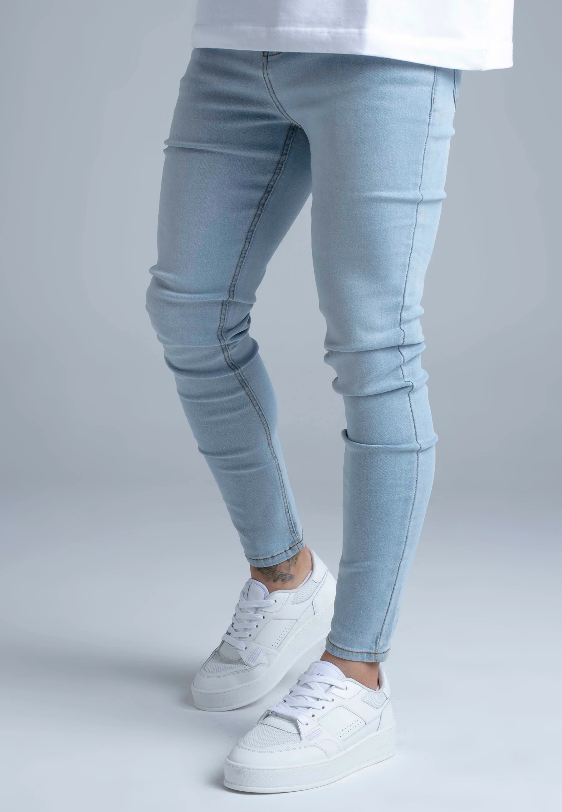 Light Blue Skinny Jeans - Image 3