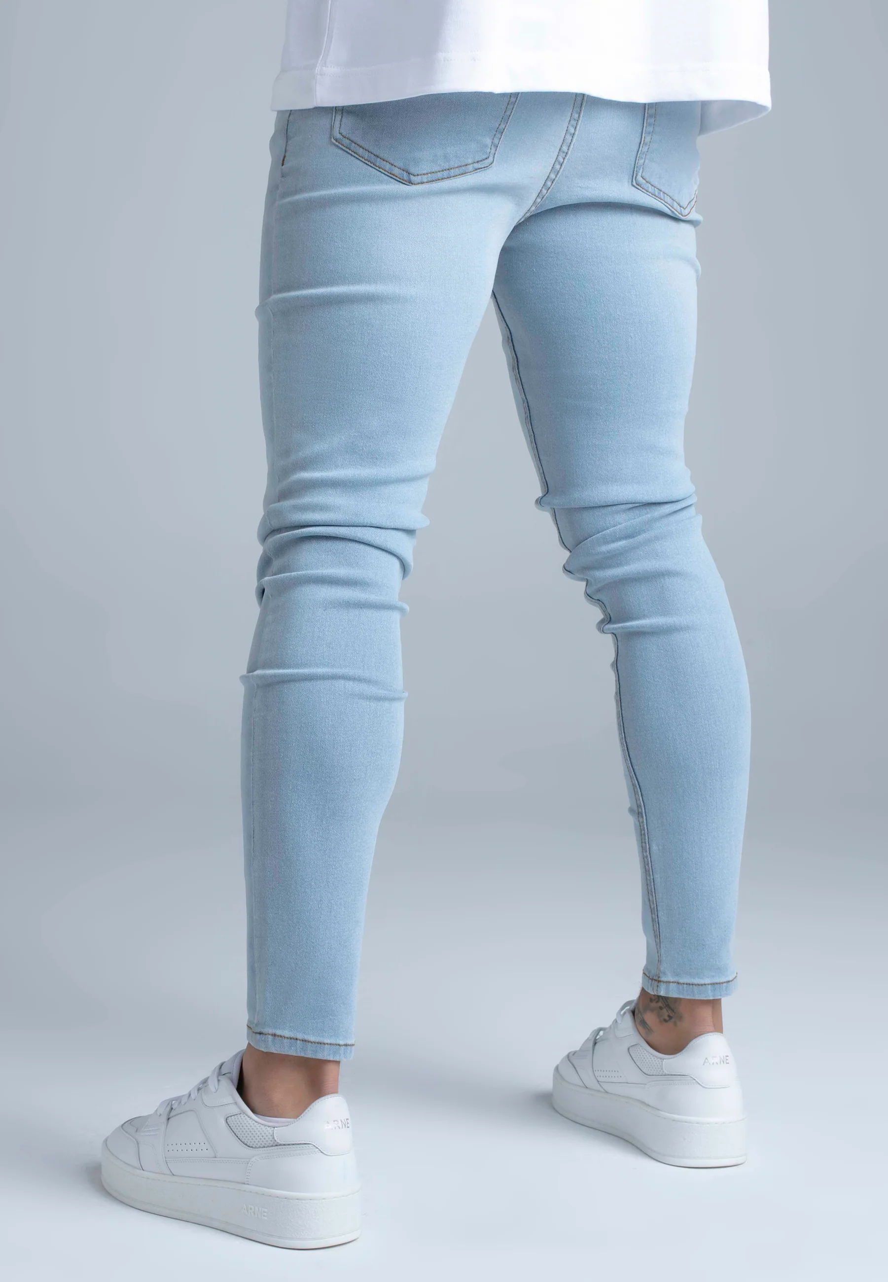 Light Blue Skinny Jeans - Image 5