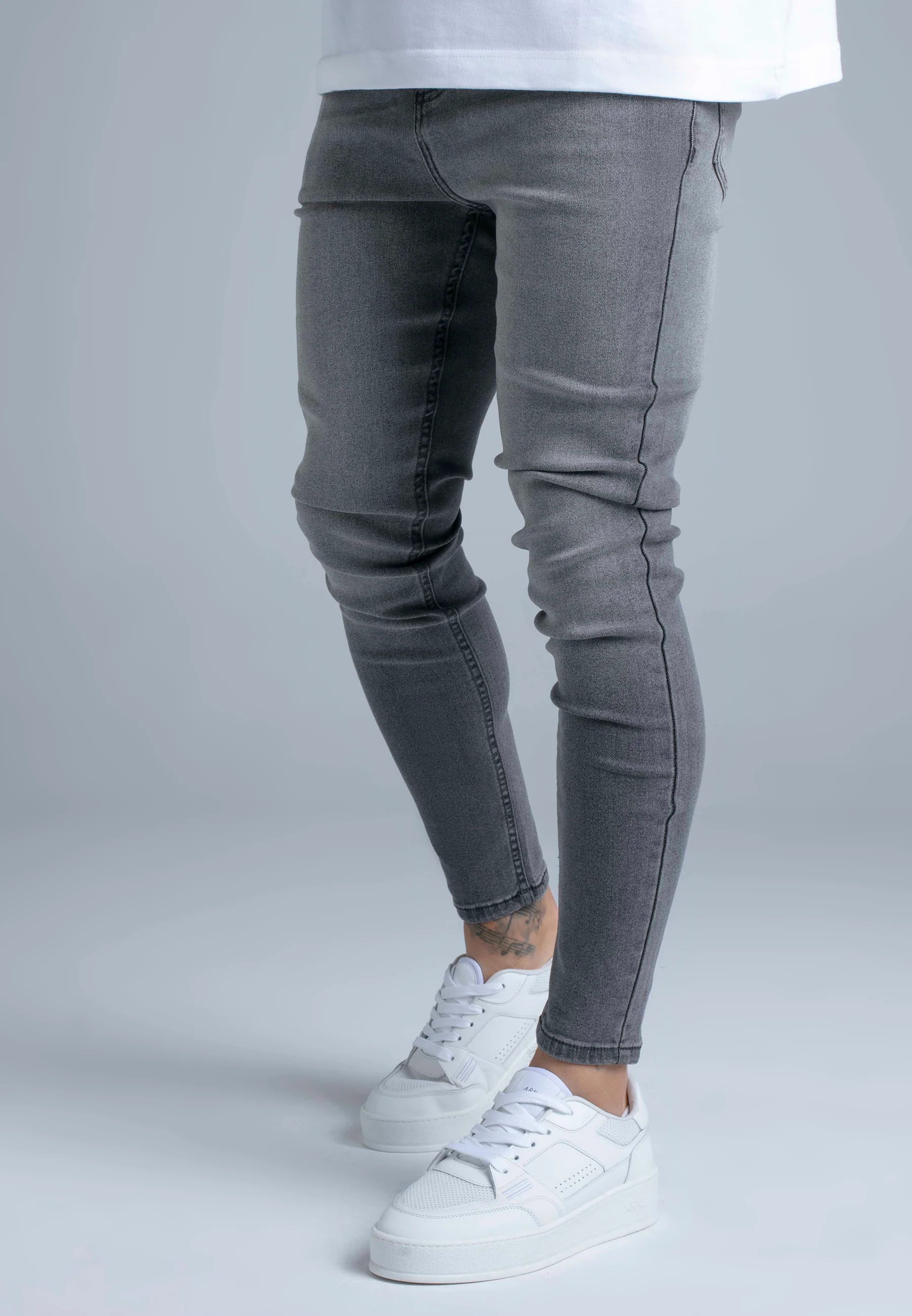 Grey Skinny Jeans - Image 3