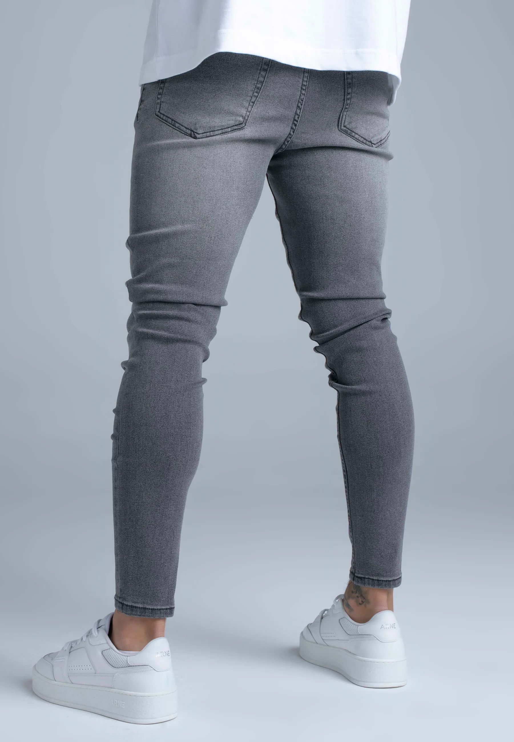 Grey Skinny Jeans - Image 5