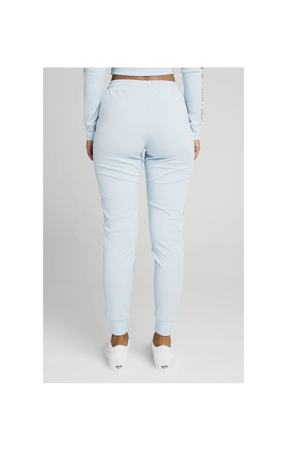 SikSilk Sky Tape Track Pants - Light Blue - Image 5