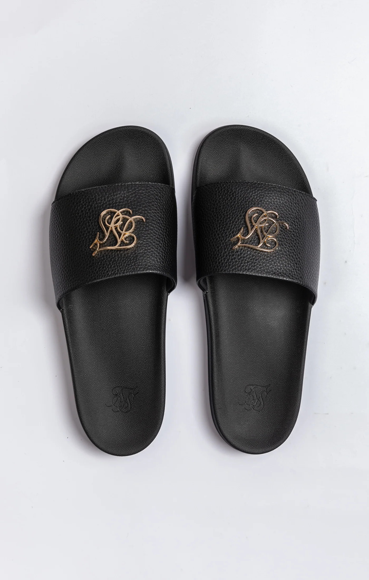 Black Premium Pool Slide With Metal Logo - Image 5