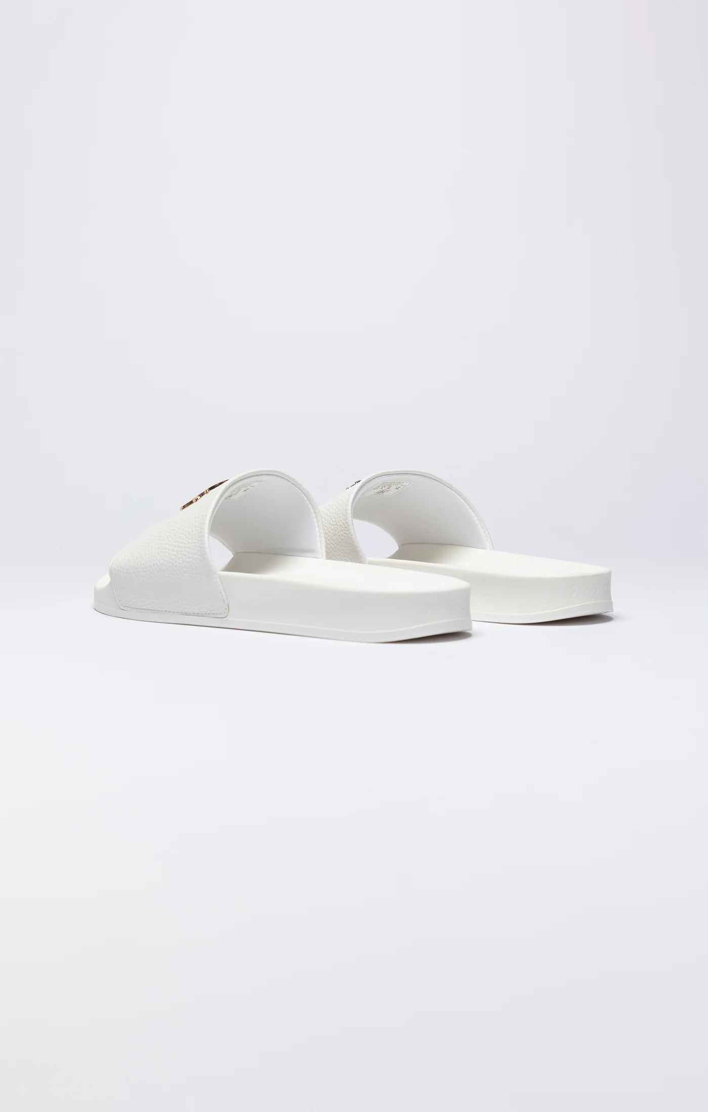 White Premium Pool Slide With Metal Logo - Image 5