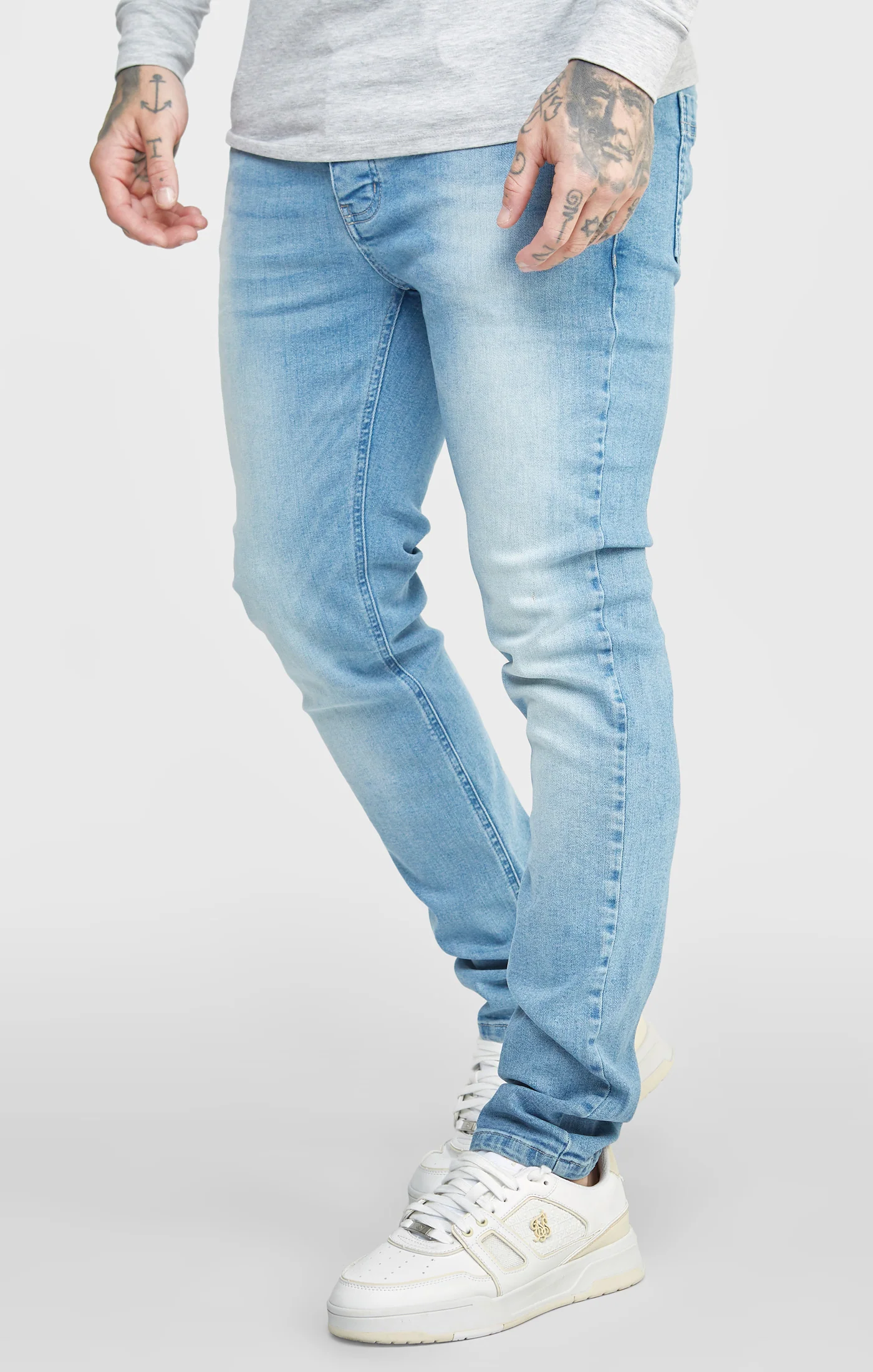 Blue Wash Slim Fit Denim