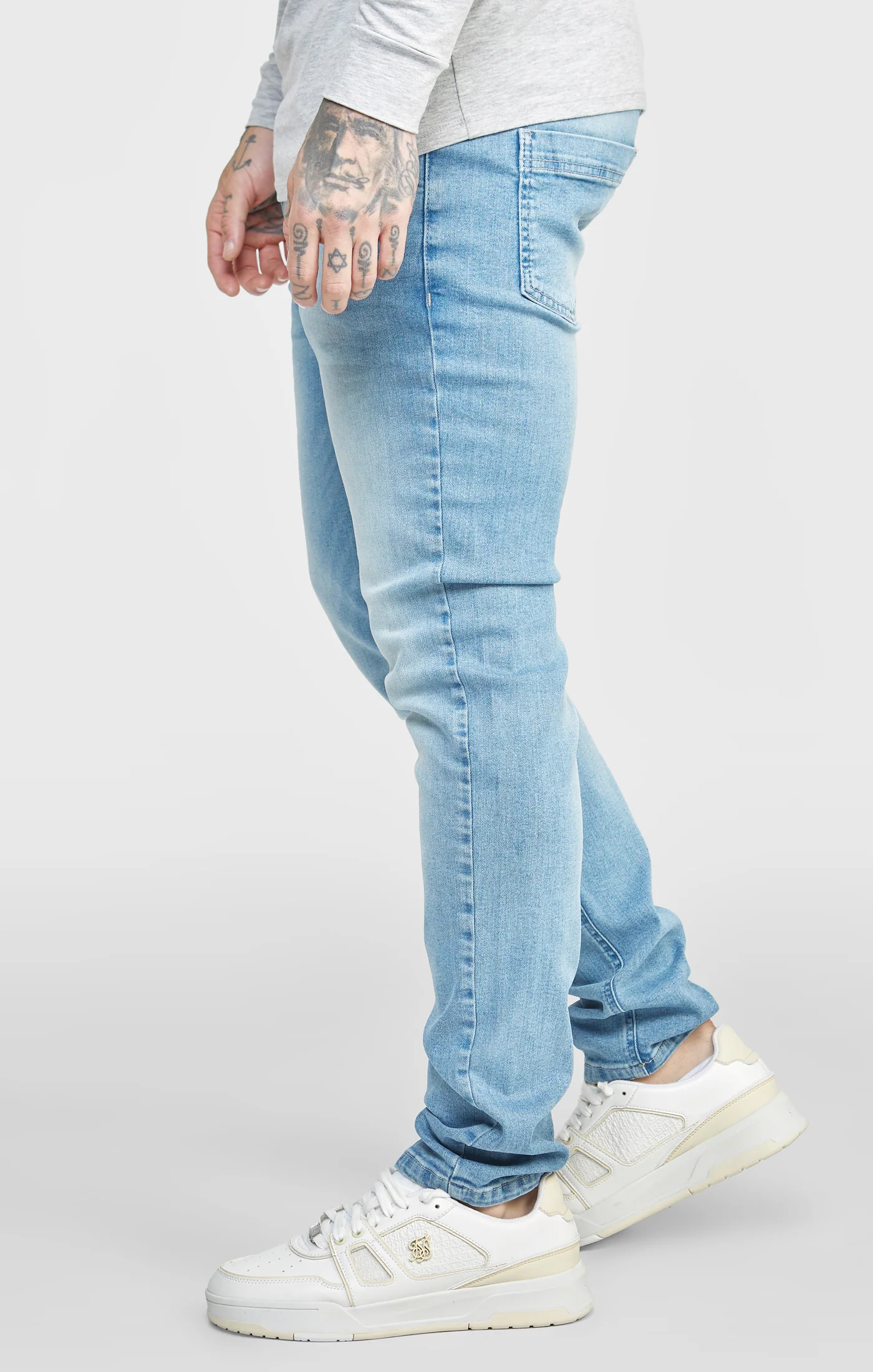 Blue Wash Slim Fit Denim - Image 2