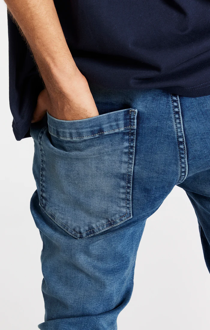 Blue Washed Essential Slim Fit Jean - Image 4
