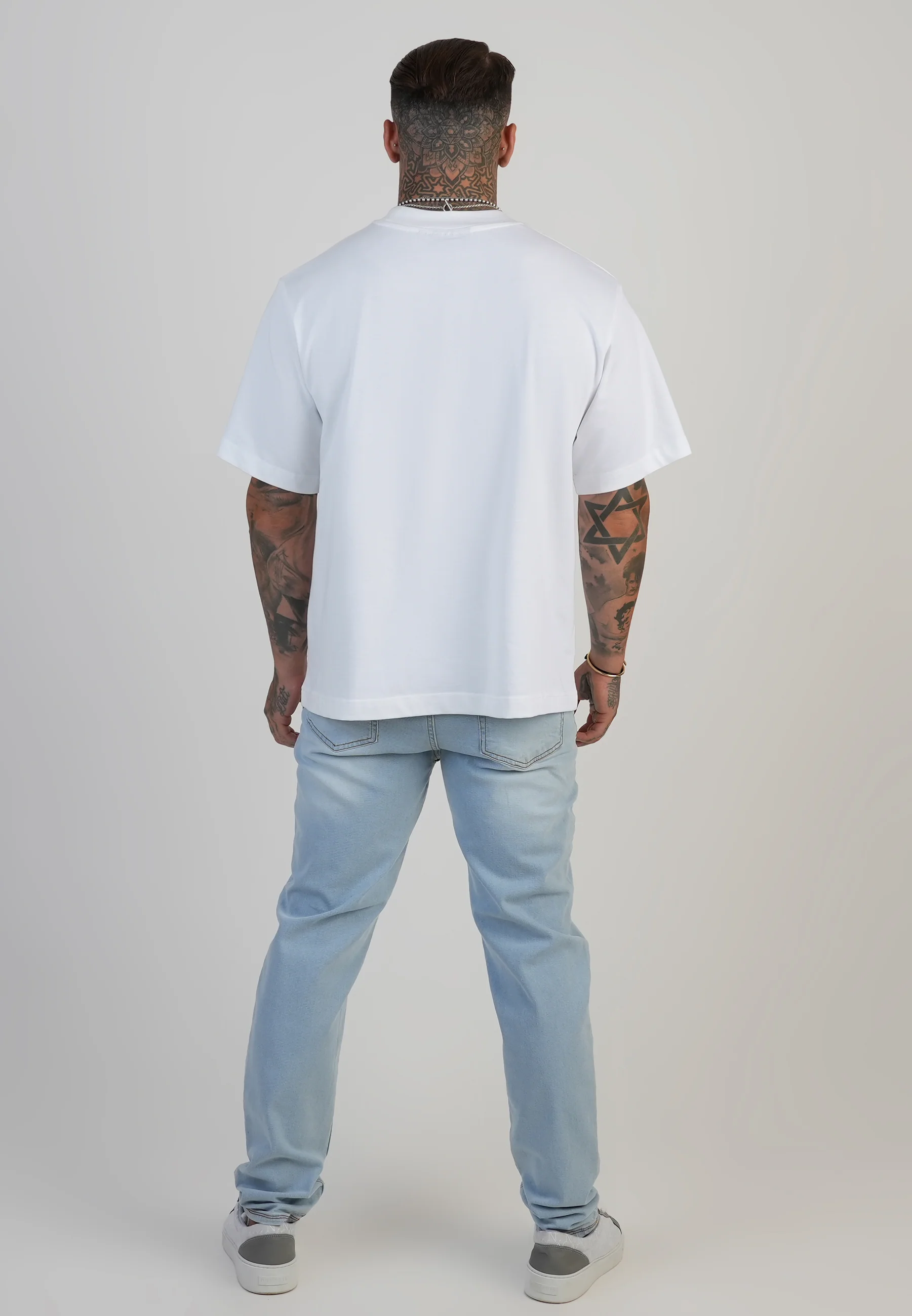 Slim Fit Jeans Washed Light Blue - Image 5