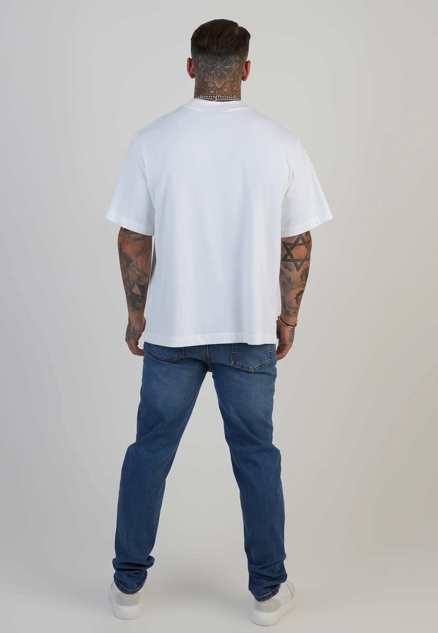 Slim Fit Jeans Washed Mid Blue - Image 5