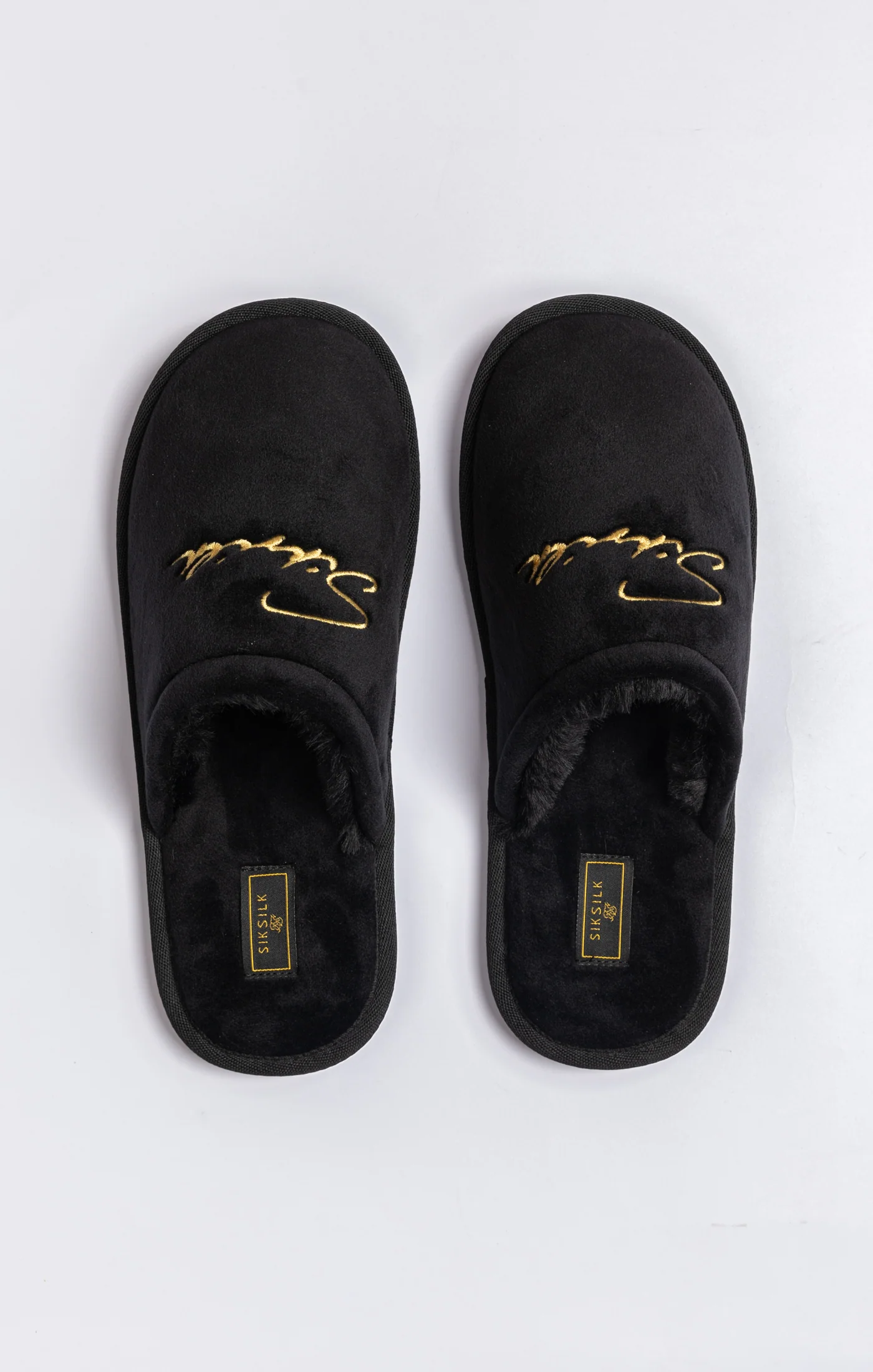 Black Slipper With Embroidered Logo - Image 5