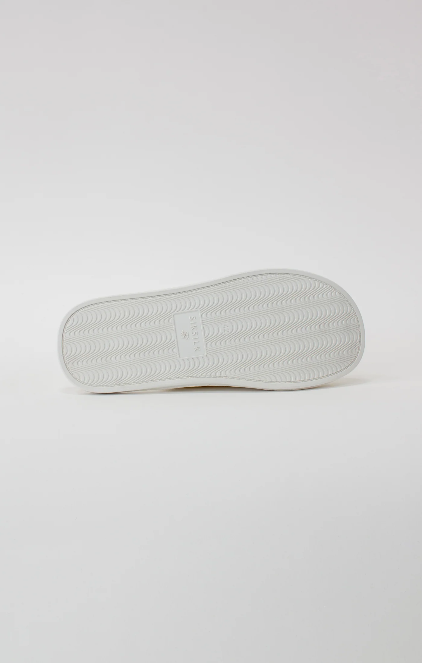 White Slipper With Embroidered Logo - Image 5
